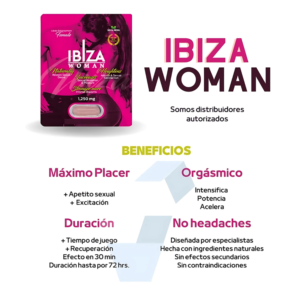 Ibiza Woman Estimulante Natural Aumenta Libido Y Orgasmos 🌹💦
