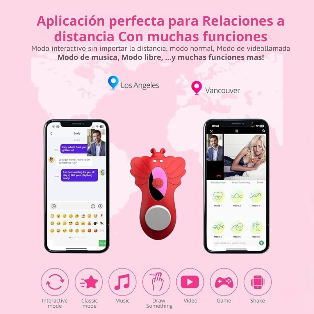 Vibrador Inalámbrico con Control por App 📲🌹💦